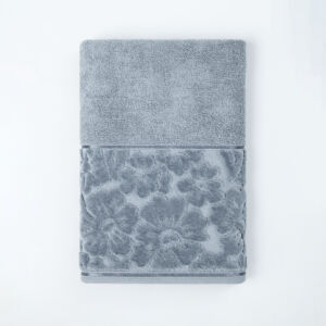 Полотенце махровое Licia, голубое Голубой 70х130 Махровое полотно CozyHome