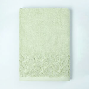 Полотенце махровое Luana, зеленое Зеленый 70х130 Махровое полотно CozyHome
