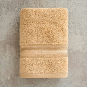 Полотенце махровое Nell, карамель Бежевый 70х140 Махровое полотно CozyHome