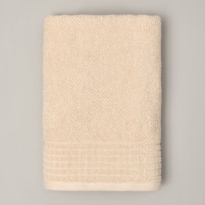 Полотенце махровое Urbano, кремовое Бежевый 50х90 Махровое полотно CozyHome