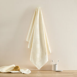 Полотенце махровое Zigzag, лен Бежевый 70х130 Махровое полотно CozyHome