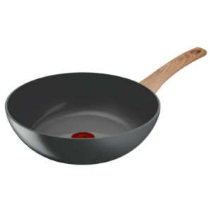 Сковорода-вок Renew 28 см C4251913  Tefal Практичные решения 5 порций Для всех плит, включая индукцию Серый Renew Бакелит