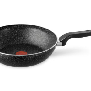 Сковорода-вок Rock 28 cм 04225628  Tefal Tefal 28 см Фиксированная Есть Россия Антипригарное