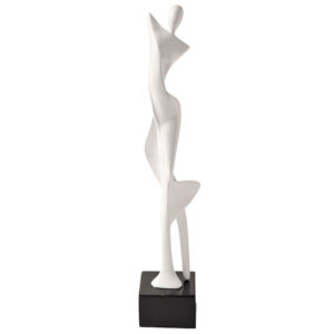 Статуэтка Garda Decor Девушка. Абстракция white D3506-WH vrdm