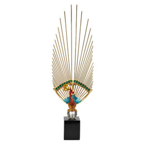 Статуэтка Garda Decor Жар-птица с золотым хвостом 55RD6932 vrdm
