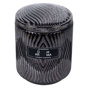 Свеча ароматическая Dom Aroma Пламя Сандал и ваниль 4107 vrdm