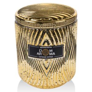 Свеча ароматическая Dom Aroma Пламя Сочная хурма 4108 vrdm