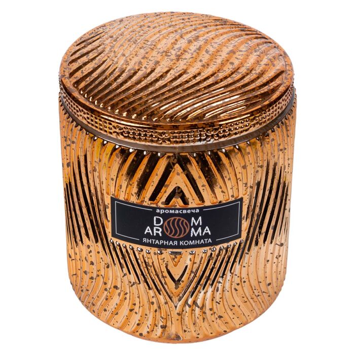 Свеча ароматическая Dom Aroma Пламя Янтарная комната 4102 vrdm Свеча ароматическая Dom Aroma Пламя Янтарная комната 4102 vrdm