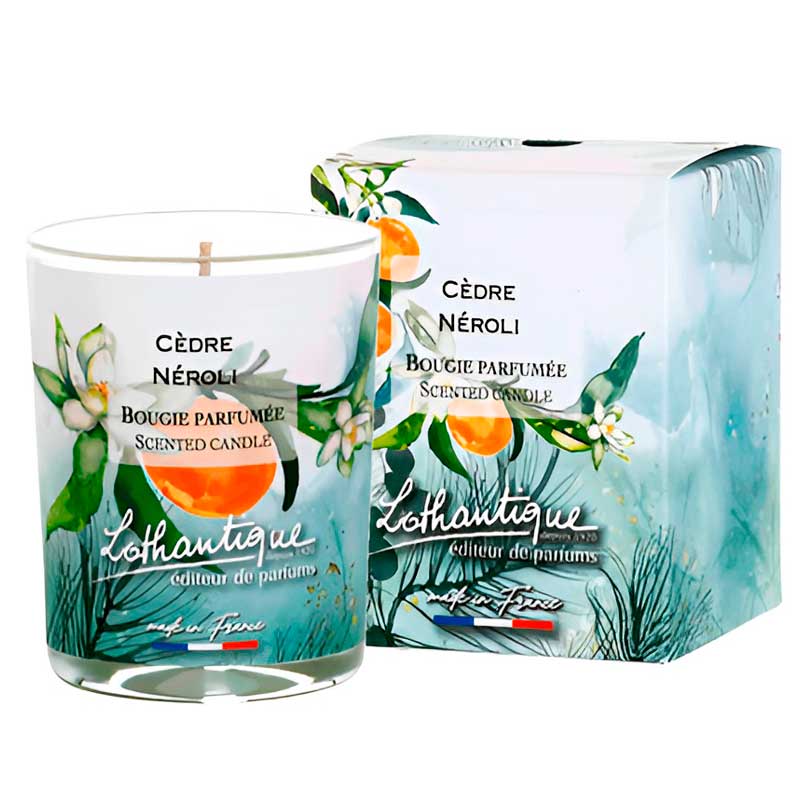 Свеча ароматическая Lothantique Jardin d'aquarelles Нероли И Кедр N020795 vrdm Свеча ароматическая Lothantique Jardin d'aquarelles Нероли И Кедр N020795 vrdm