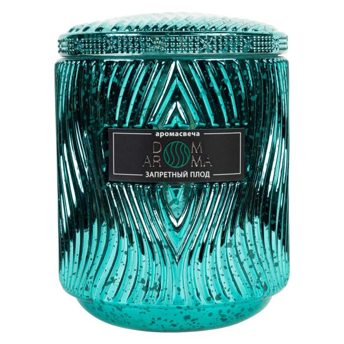 Свеча Dom Aroma Пламя Запретный плод в стеклянном подсвечнике с крышкой 11017 vrdm Свеча Dom Aroma Пламя Запретный плод в стеклянном подсвечнике с крышкой 11017 vrdm
