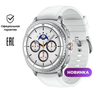 Умные часы  Samsung Galaxy Watch 8 Classic, 46мм, (L505FZWACAU), белый 1.34 Wear OS 3G, 4G 8806097480051 mgfn