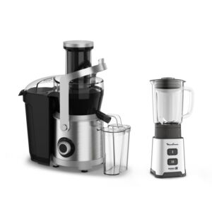 Здоровое питание с соковыжималкой Nutri XXL JU660D30 и блендером Moulinex Pulseo LM17GD10  Moulinex