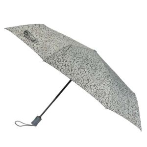 Зонт женский автомат Fulton Серые розы R348-4105 RosesGrey vrdm