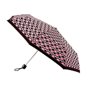 Зонт женский механика Fulton Harlequin Heart L354-4537 vrdm