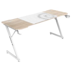 Стол компьютерный ZONE 51 TRINE 160 Wood/White