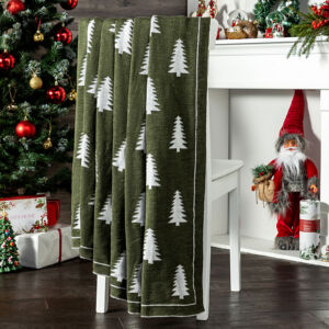 Плед Abete rosso, зеленый Зеленый 150х200 Акрил CozyHome