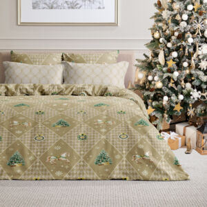 Постельное белье Festive Horse Мультиколор Двуспальный Сатин CozyHome