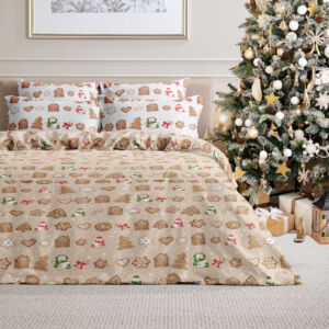 Постельное белье Sweet Cookies Бежевый Евро Перкаль CozyHome