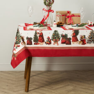 Скатерть Christmas tree IV Мультиколор 145х300 Диагональ CozyHome