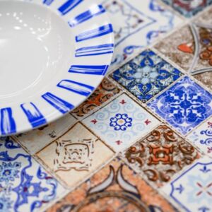 Скатерть Elpida Майолика ELP.01.KY.001.0021.001 vrdm