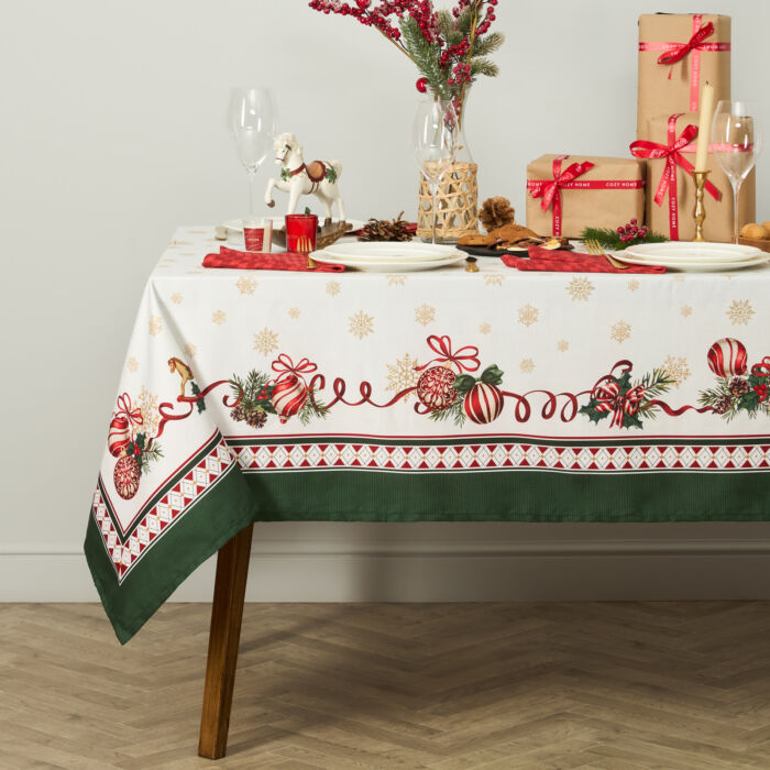 Скатерть Toys Мультиколор 145х145 Диагональ CozyHome Скатерть Toys Мультиколор 145х145 Диагональ CozyHome