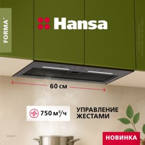Встраиваемая вытяжка Hansa OMP6502GB размеры 64.5/34/39