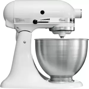 Планетарный миксер KITCHENAID 5K45SSEWH 41/27/41.5 Gts