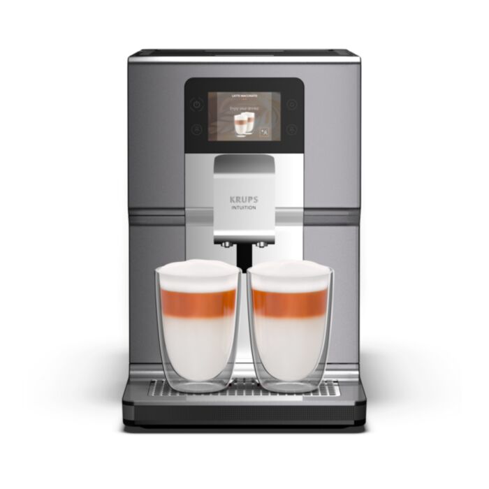 Автоматическая кофемашина Intuition Preference+ EA875E10 Ручная (5 режимов) KRUPS Да 1450 Вт. Нет Автоматическое 2 Ристретто, эспрессо, черный кофе, доппио, американо, лунго, эспрессо макиато, капучино, латте макиато, флэт уайт, вспененное молоко, латте, травяной чай, черный чай, зеленый чай 2 Автоматическая кофемашина Intuition Preference+ EA875E10 Ручная (5 режимов) KRUPS Да 1450 Вт. Нет Автоматическое 2 Ристретто, эспрессо, черный кофе, доппио, американо, лунго, эспрессо макиато, капучино, латте макиато, флэт уайт, вспененное молоко, латте, травяной чай, черный чай, зеленый чай 2