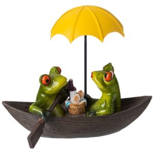 Фигурка декоративная Lefard Фрогги Парочка в лодке 146-2008 vrdm