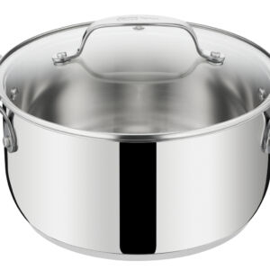 Кастрюля с крышкой JO Kitchen Essentials 24 см E3134644  Tefal Кастрюли Для всех плит, включая индукцию Нержавеющая сталь Стальной Да Есть