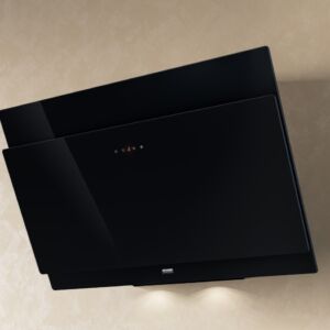 Наклонная вытяжка ANGELICA 900 black sensor KRN