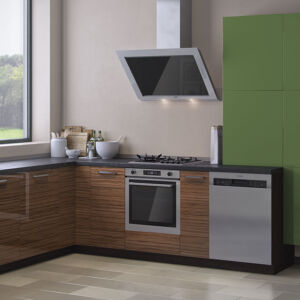 Наклонная вытяжка KRONA AIDA Silent 900 5P inox/black KRN