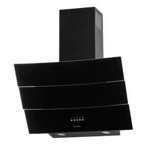 Наклонная вытяжка KRONA INGA 600 black push button KRN