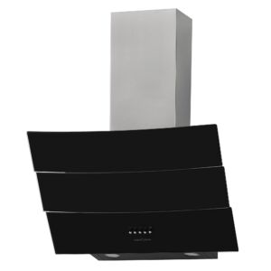 Наклонная вытяжка KRONA INGA 600 inox/black push button KRN