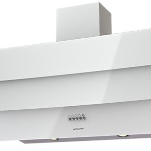 Наклонная вытяжка KRONA INGA 900 white push button KRN
