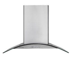 Т-образная вытяжка KRONA SABRINA 600 inox/glass push button KRN