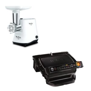 Мясорубка ME301132 + Электрогиль Tefal GC712834 Moulinex
