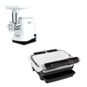 Мясорубка ME301132 + Электрогиль Tefal  GC750D30  Moulinex