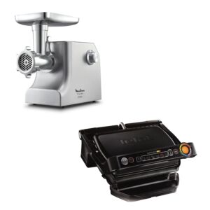 Мясорубка ME856D32 + Электрогиль Tefal GC712834 Moulinex