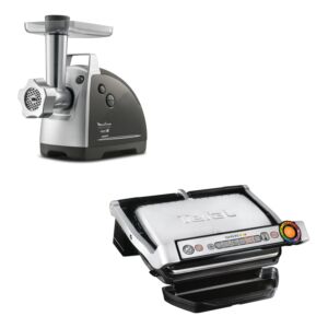 Мясорубка Moulinex ME687832 + Электрогриль Tefal GC716D12