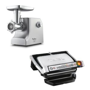 Мясорубка Moulinex ME856D32 + Электрогиль Tefal GC716D12