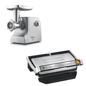 Мясорубка Moulinex ME856D32 + Электрогиль Tefal GC722D34
