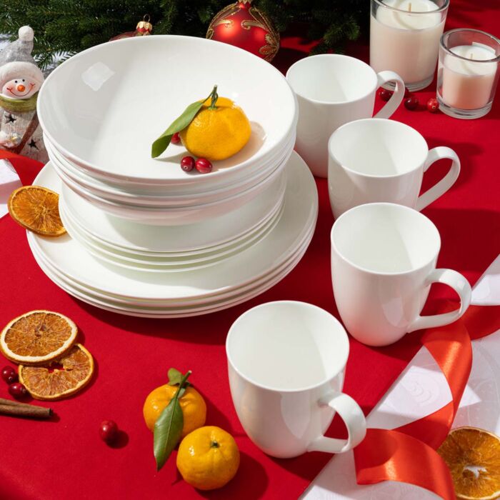 Набор обеденный Zapel Table Blanche 16 предметов на 4 пeрсоны ZP-16-4 vrdm Набор обеденный Zapel Table Blanche 16 предметов на 4 пeрсоны ZP-16-4 vrdm