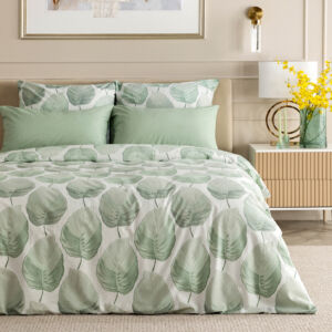 Постельное белье Modico I Зеленый Двуспальный Поплин CozyHome