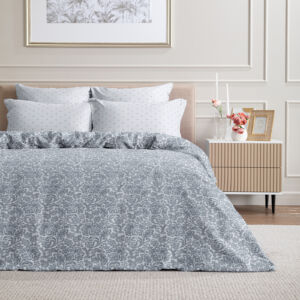 Постельное белье Сastello Голубой Полутораспальный Перкаль CozyHome