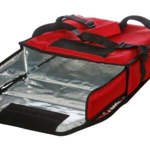 Термосумка RestoBag на 2 пиццы 350х350х100 мм средняя красная с вентиляцией Россия Rstl