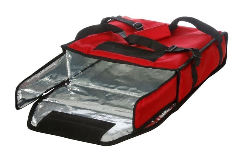 Термосумка RestoBag на 2 пиццы 350х350х100 мм средняя красная с вентиляцией Россия Rstl Термосумка RestoBag на 2 пиццы 350х350х100 мм средняя красная с вентиляцией Россия Rstl