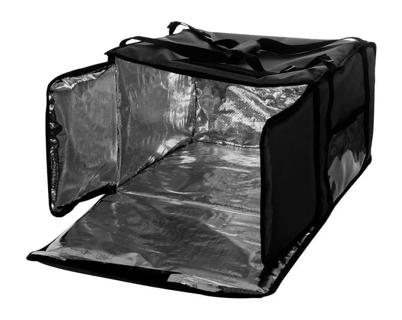 Термосумка RestoBag на 5-6 пицц 450х450х300 мм XXL черная с вентиляцией Россия Rstl Термосумка RestoBag на 5-6 пицц 450х450х300 мм XXL черная с вентиляцией Россия Rstl