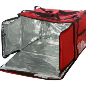 Термосумка RestoBag на 5-6 пицц 450х450х300 мм XXL красная с вентиляцией Россия Rstl