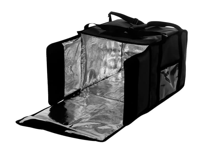 Термосумка RestoBag на 9-10 пицц 350х350х500 мм черная с вентиляцией Россия Rstl Термосумка RestoBag на 9-10 пицц 350х350х500 мм черная с вентиляцией Россия Rstl